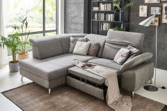 Serenity 2068 von Polsteria - Polsterecke Ausführung links savannah