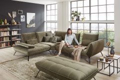 Ticona 2006 von Poco Polstermöbel - Ecksofa Variante links olive