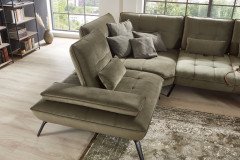 Ticona 2006 von Poco Polstermöbel - Ecksofa Variante links olive