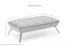 Ticona 2006 von Poco Polstermöbel - Ecksofa Variante links olive