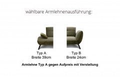 Ticona 2006 von Poco Polstermöbel - Ecksofa Variante links olive