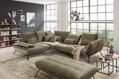 Ticona 2006 von Poco Polstermöbel - Ecksofa Variante links olive