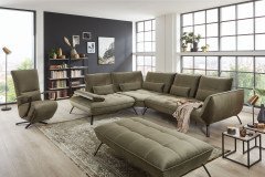 Ticona 2006 von Poco Polstermöbel - Ecksofa Variante links olive