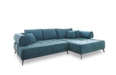 Nico von AZ Iwaniccy - Ecksofa rechts petrol