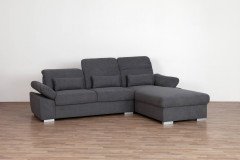 Delta-LE23 von Grant Factory - Ecksofa rechts grau