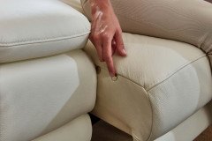 Civita von Polinova - Ledergarnitur Variante rechts white