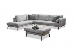 Cortina von Gruber - Eckgarnitur Variante links silver