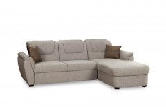 Modena-LE24 von Grant Factory - Ecksofa rechts hellgrau