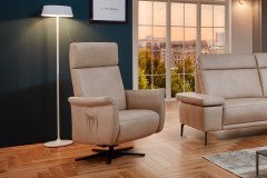 Modern Classic HL von Gruber - Echtleder-Duo champagne