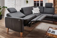 Modern Classic NL von Gruber - Eckgarnitur Variante rechts basalt