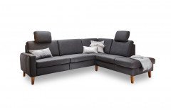 Modern Classic NL von Gruber - Eckgarnitur Variante rechts basalt