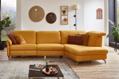 Sardena von Polsteria - Ecksofa Ausführung rechts yellow