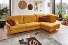Sardena von Polsteria - Ecksofa Ausführung rechts yellow