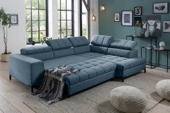 Bocco von Exxpo - Ecksofa Variante rechts navy