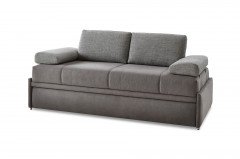 Twin von Bali - Einzelliege hellgrau mit Bettkasten