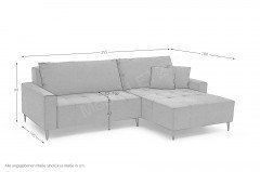 Chico von AZ Iwaniccy - Ecksofa rechts anthrazit