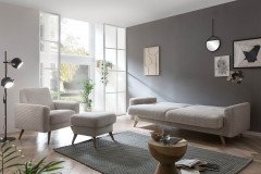 Samso von Exxpo - Einzelsofa beige