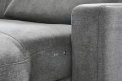 Maestra von Hukla - Polsterecke rechts grau