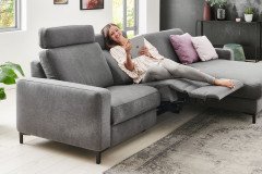 Maestra von Hukla - Polsterecke rechts grau