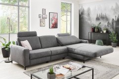 Maestra von Hukla - Polsterecke rechts grau