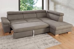 Dandy von ALINA - Eckgarnitur Variante rechts grau