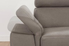 Dandy von ALINA - Eckgarnitur Variante rechts grau