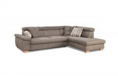 Dandy von ALINA - Eckgarnitur Variante rechts grau