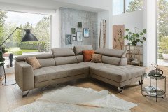 Reeve 2008 von ALINA - Eckgarnitur Variante rechts taupe
