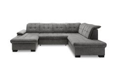 Attentione von Benformato - XXL-Garnitur rechts dunkelgrau