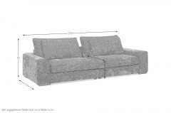 Burrow von Vilmers - Sofa antracit