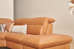 1352 von Himolla - Ledersofa Ausführung rechts bright