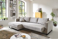 Altea von AZ Iwaniccy - Eckgarnitur links silber