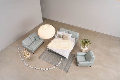 2360 von Himolla - Leder-Ensemble jade