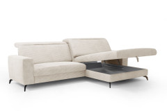 Bolero-LE23 von Sit & More - Ecksofa Variante rechts creme