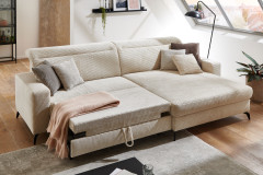 Bolero-LE23 von Sit & More - Ecksofa Variante rechts creme