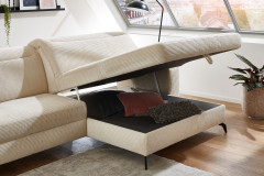 Bolero-LE23 von Sit & More - Ecksofa Variante rechts creme