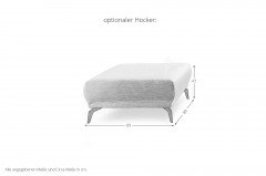 Coco von Sit & More - Polsterduo kupfer