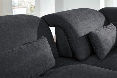 Fulla 2031 von Poco - Sofalandschaft Variante links dunkelgrau