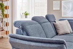 Colmar von Sit & More - Eckgarnitur Variante rechts blaugrau