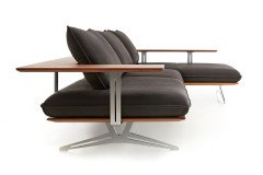 KOINOR Hendson - Designersofa rechts quartz