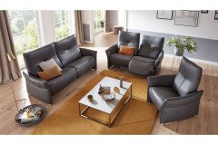 Varia 4934/4935 von Himolla - Leder-Ensemble moor