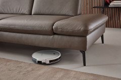 PN-IN23099 von Polinova - Ledersofa Ausführung links greystone