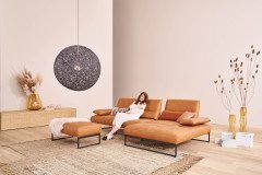 9360 von Himolla - Eckgarnitur rechts bright