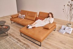 9360 von Himolla - Eckgarnitur rechts bright