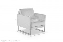 Coco von Calia Italia - Sessel visone