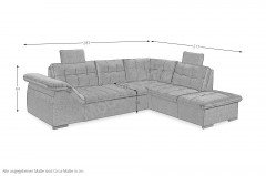 Estrella von ED-Lifestyle - Eckcouch rechts black