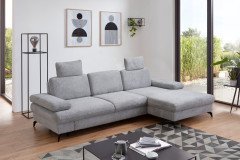 Morris von Sit & More - Eckgarnitur Variante rechts steel