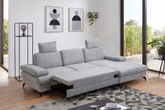 Morris von Sit & More - Eckgarnitur Variante rechts steel