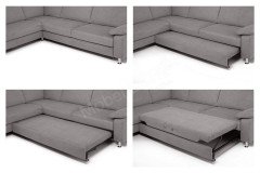 ZE-EM22126 von Zehdenick - Ecksofa Variante links grey