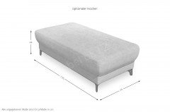 S453 Kampen von Ponsel - Polster-Duo stein